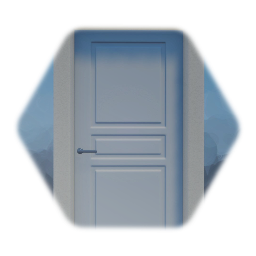 Functional interior door with easy lock 6