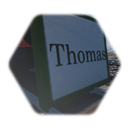 Thomas the Tank engine sign