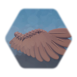 Rounded Rigged Feathered Wing