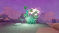 Ancient temple and desert test