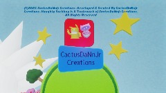 CactusDaNnJr Creations Logo (Naughty Sackboy Variant)