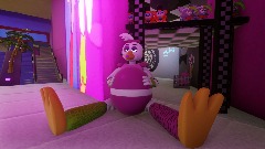 Glamrock Chica eats Roxanne Wolf