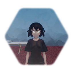 Realistic Human Female with Level and wardrobe