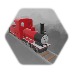 James the Splendid Engine In GoogolChooChoo3D Style