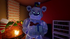 Freddy frostbear gives you a present