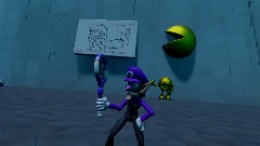 Waluigi in Wet Water Land (Namco Junkyard)