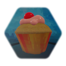 Cherry Cream Fairy Cup Cake