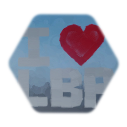 I Heart LBP Sticker