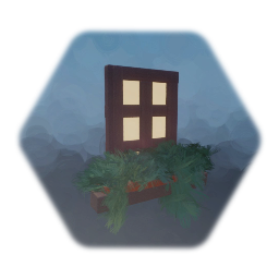 Window with Plant Box (No Flowers)