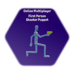 Online Multiplayer First Person Shooter Puppet