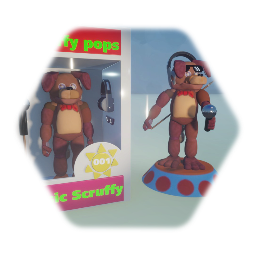 Scruffy action figure/Roli pop