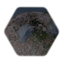 Remix of Detailed Rocky and Grassy Ground