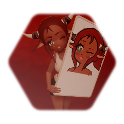 Psychopop Card | Ox Girl