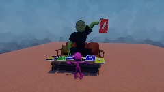 Garn47 and Danile lo Stickman play uno