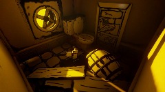 The studios bathroom