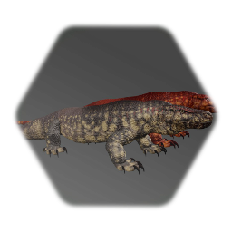 Realistic Megalania puppet Repaint and Rework