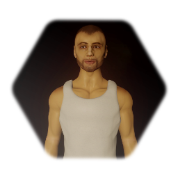 Semi-realistic male puppet