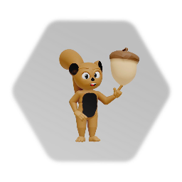 Peacock Studios Nutty the squirrel