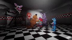 Fnaf  vs Friday night funkin mod Remasterd v1