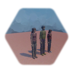 Ellie, Joel & Tess from THE LAST OF US