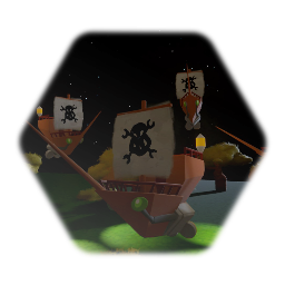 Rayman pirate ship