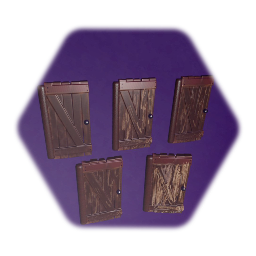 Destructible dynamic medieval door