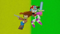 Evil and Clover (Undertale yellow)