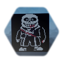 Sans battle sprite (Last breath phase 2)