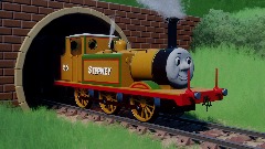Stepney the Bluebell Engine Pulls a Passager Train