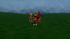 Crash and coco meet banjo and Conker
