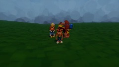 Crash and coco meet banjo and Conker