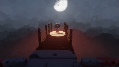 Viking shield on display