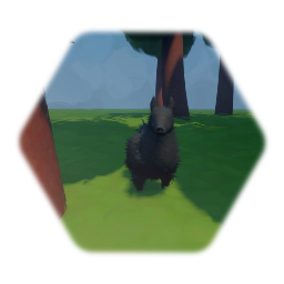 Small woods and wolf