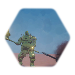 Statue gardien et diablotin