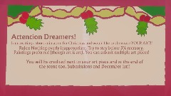 A Dreams-mas Announcement