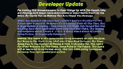 Developer Update!