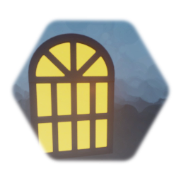 6 block window (wide arch + 4 squares) - double sided options