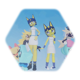 Girlfriend and friends: star land character part 1