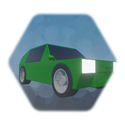 Green car