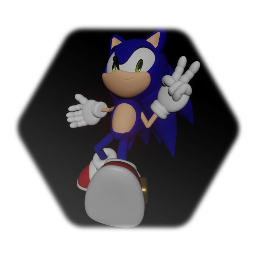 Modern Sonic The Hedgehog CGI Model Version 2.1