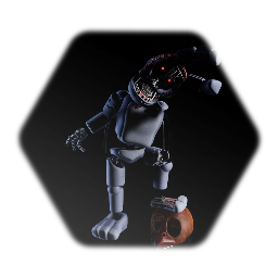 Stylized <clue> Withered Bonnie Model </clue>