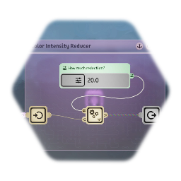 Logic: Color Intensity Reducer
