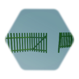Fence and gate