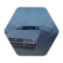 Delorean with rig animation