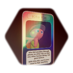 Kite Kid Collectable card