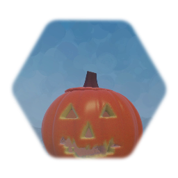 Pumpkin jack-o'-lantern