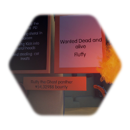 Fluffy  kitty the kid Outfit