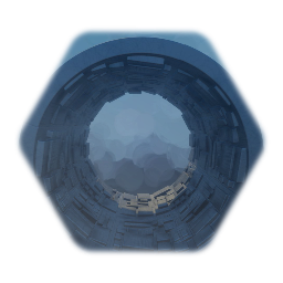 Sci fi rotating cilider