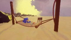 Sonic Chillin' At The Beach