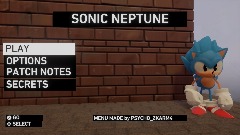 Sonic rebirth menu